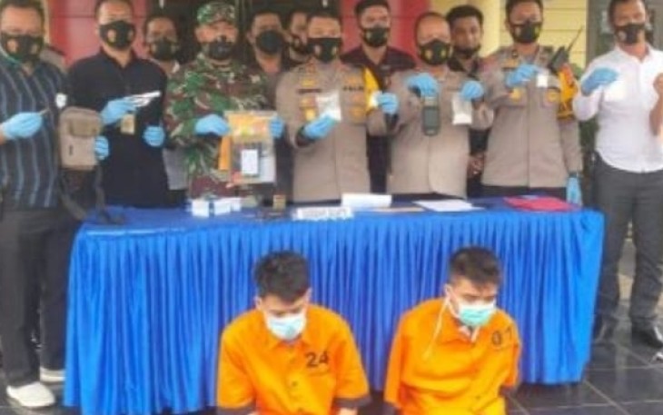 Tangkap Bandar Sabu Polres OKI Amankan 161 Gram Sabu dan Puluhan Butir Amunisi  