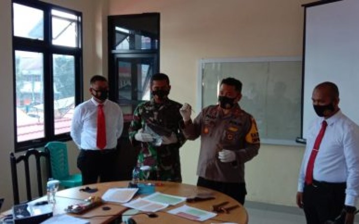 Kapolres Rejang Lebong AKBP Puji Prayitno SIK MH didampingi Dandim 0409/Rejang Lebong Letkol Inf Sigit Purwoko SE