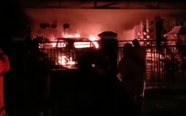 Kebakaran di Kelurahan Pekan Sabtu Kota Bengkulu 