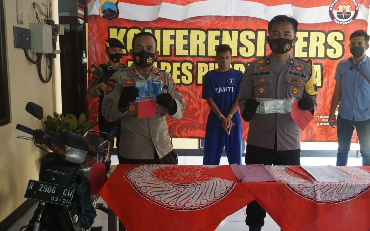 Polsek Kejobong Polres Purbalingga Mengungkap Kasus Pencurian Kendaraan Bermotor 