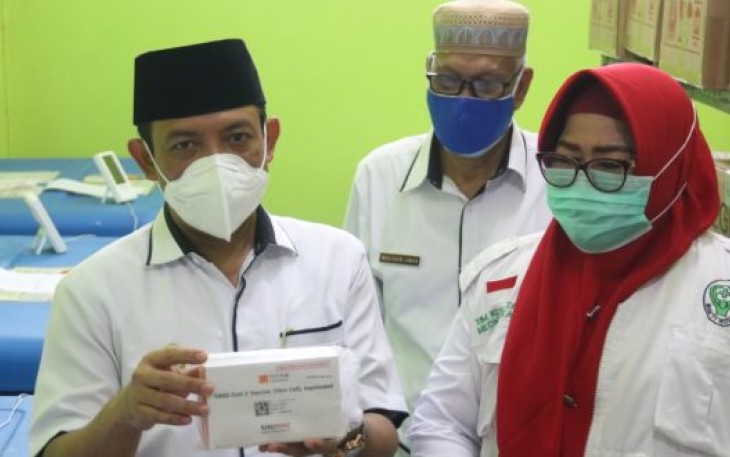 Kota Bengkulu Terima 9040 Vaksin Sinovac