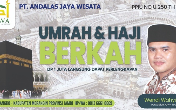 Wendi Wahyudi Pimpin Ajwa Trevel Umroh dan Haji Di Kabupaten Merangin Jambi
