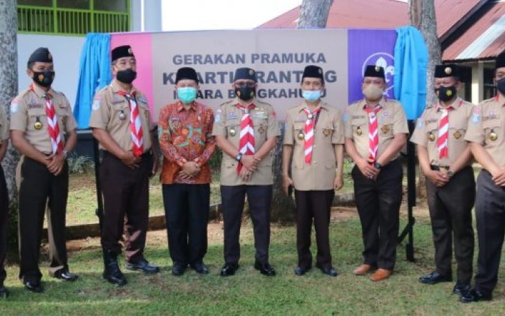 Acara Pelantikan Majelis Pembimbing (Mabi) dan Pengurus Kwartir Ranting (Kwaran) Kecamatan Muara Bangkahulu