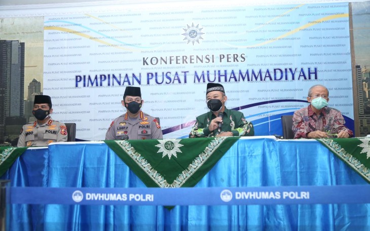 Pengurus Pusat (PP) Muhammadiyah menerima kunjungan silarutahmi Kapolri Jenderal Listyo Sigit Prabowo bersama jajarannya.
