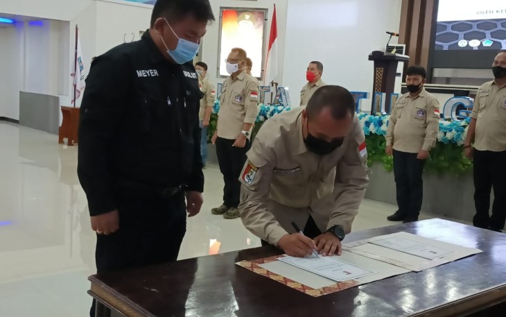 Dandim 1310/Bitung Terpilih Sebagai Ketua Perbakin Kota Bitung Periode 2021-2025