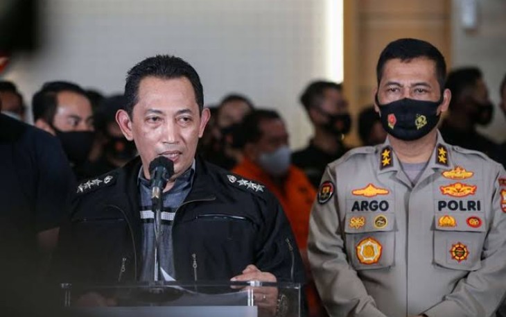 Kepala Badan Reserse Kriminal (Bareskrim) Polri Komjen Pol Listyo Sigit Prabowo Menjadi Calon tTnggal Kapolri Pilihan Presiden RI Joko Widodo 