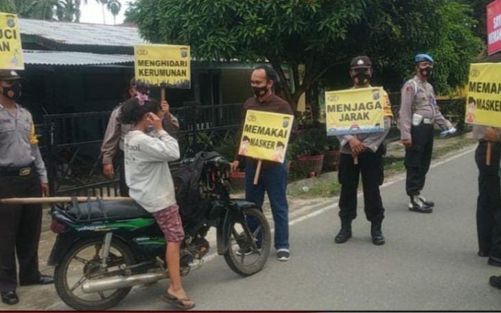 Polsek Sipispis Laksanakan Operasi Yustisi