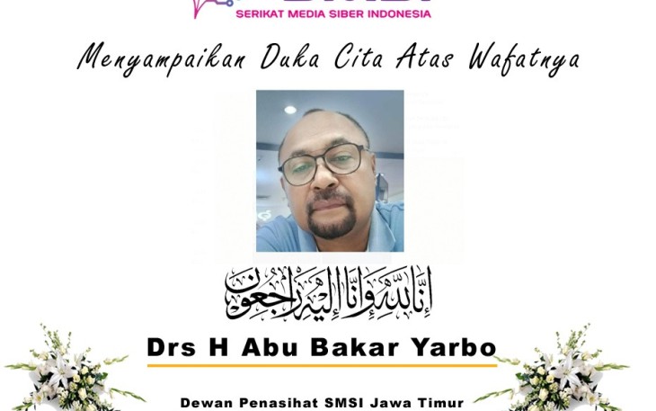Tokoh Pers Penasihat SMSI Jawa Timur Abu Bakar Yarbo Tutup Usia