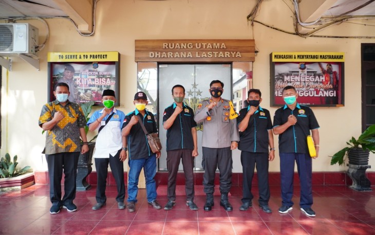 Kapolres Tebing Tinggi Terima Audiensi PSTD 