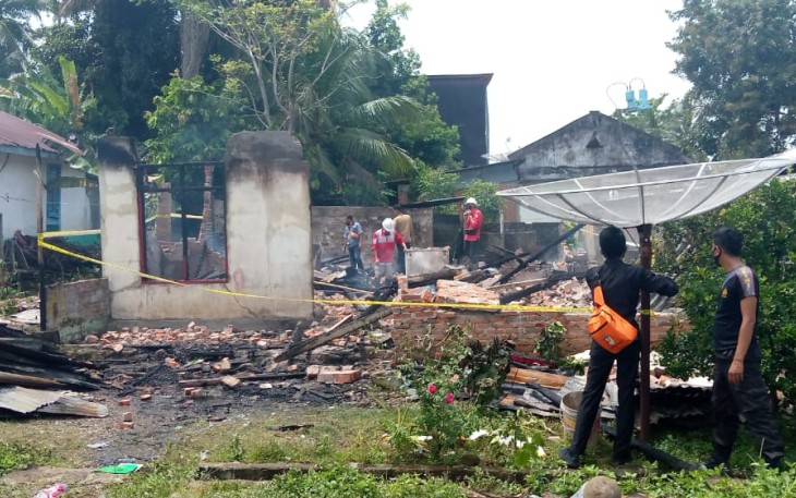 Kondisi Rumah Usai Kebakaran 