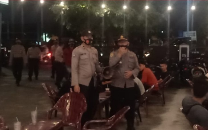 Polres Tebing Tinggi Laksanakan Disiplin Prokes