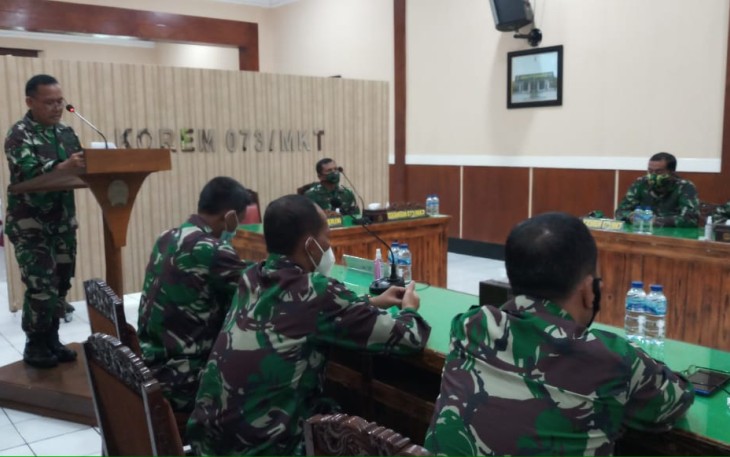 Tim Wasrik dari Itdam IV/Diponegoro yang dipimpin oleh, Kolonel Inf Samsul Bakhri, S.Sos., M.M., melaksanakan tugas dan fungsinya dalam melakukan pengawasan dan pemeriksaan di Korem 073/Makutarama. Kamis (4/2/2021).