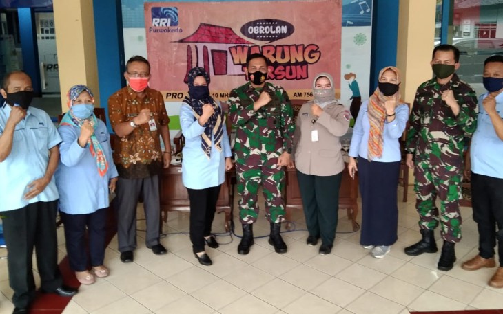 Komandan Korem 071/Wijayakusuma Kolonel Inf Dwi Lagan Safrudin, S.I.P., dalam rangka memperingati Hari Pers Nasional (HPN) Tahun 2021,