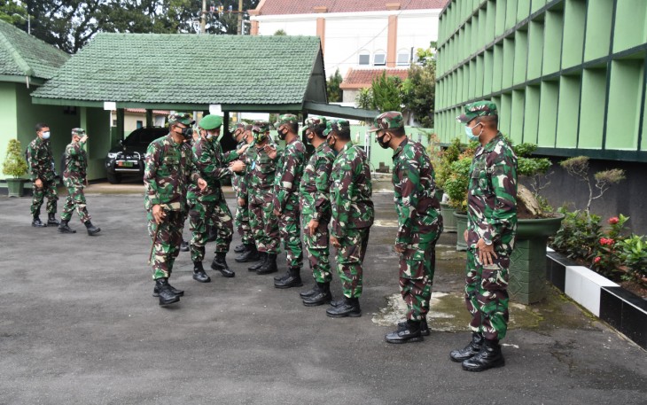 Korem 073/Makutarama menerima tim verifikasi dari Kodam IV/Diponegoro, bertempat di ruang aula Makorem 073/Makutarama, jalan Diponegoro, No. 28 Salatiga Jawa Tengah. Selasa (16/2/2021).