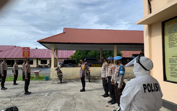Polres Bengkulu Selatan Lakukan Tes Swab Siswa Seba
