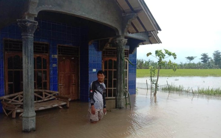 Banjir di Desa Gajahmati Pati 