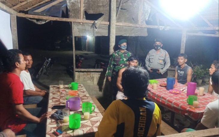 Kapolsek Bandar Khalifah Pimpin Apel Tiga Pilar