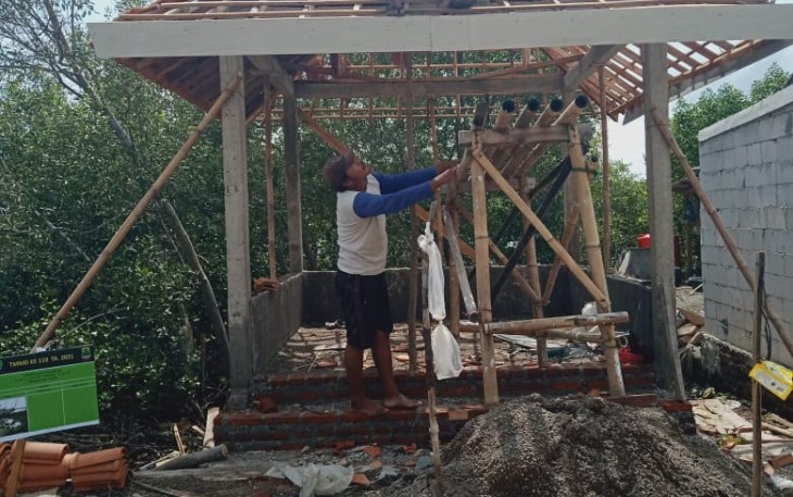 Proses Pembuatan Pos Kamling