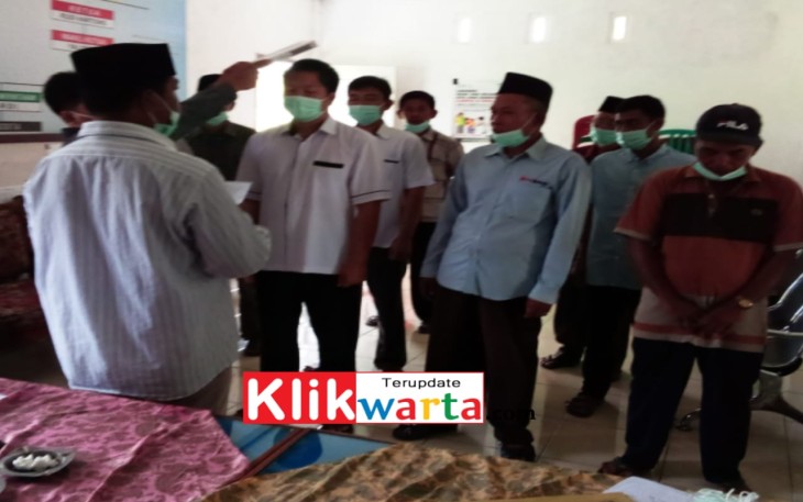 BPD Keban Jati Lantik Panitia Pilkades 