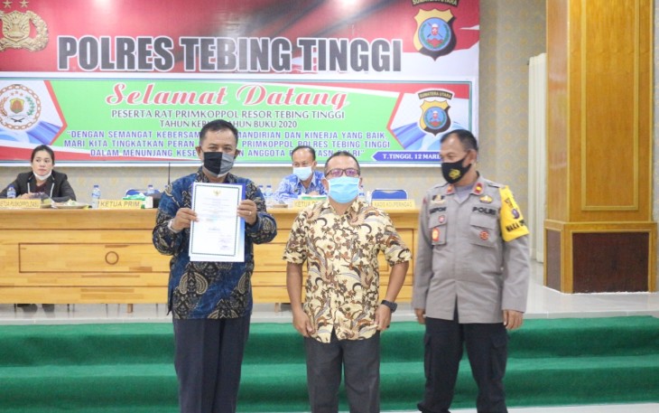 Wakapolres Pimpin RAT Primkoppol Tebing Tinggi