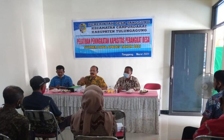 Kades dan Perangkat Desa Tanggung Jalani Peningkatan Kapasitas Pengelolaan Dana APBDes