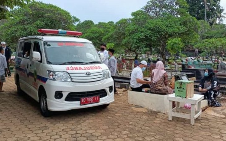 Pengantaran Jenazah TPU Taman Bahagia ke Lampung
