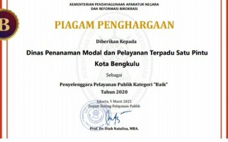 Piagam Penghargaan