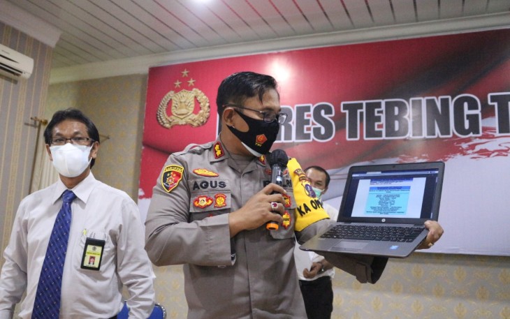 Kapolres Tebing Tinggi Sampaikan SPT Tahunan Melalui E-Filling