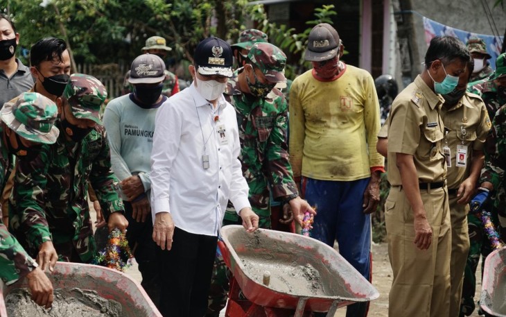Bupati Haryanto Masyarakat Sangat Membutuhkan Program TMMD 