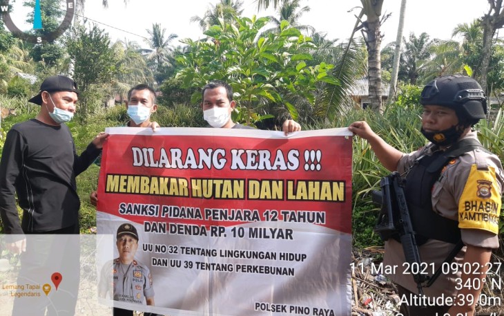 Cegah Karhutla Polres Bengkulu Selatan Tingkatkan Patroli Dialogis