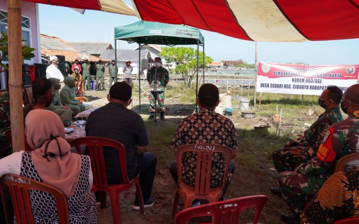 Peletakan Batu Pertama Pembangunan Rutilahu Milik Bapak Karta