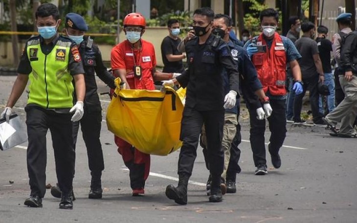 Polisi Lakukan Identifikasi Kepada 12 Kantong Potongan Tubuh Pelaku Bom Bunuh Diri