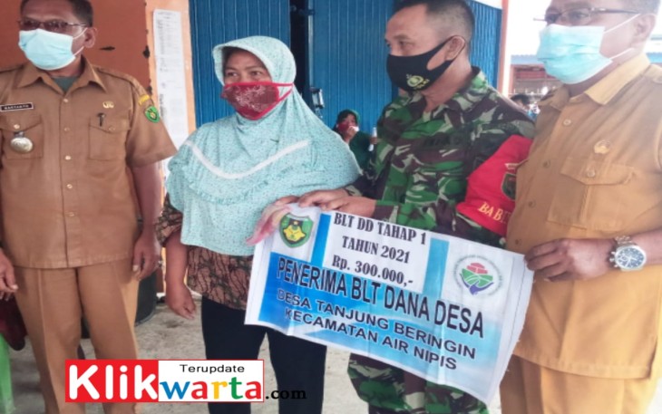 Pemdes Tanjung Beringin Salurkan BLT-DD Tahap I