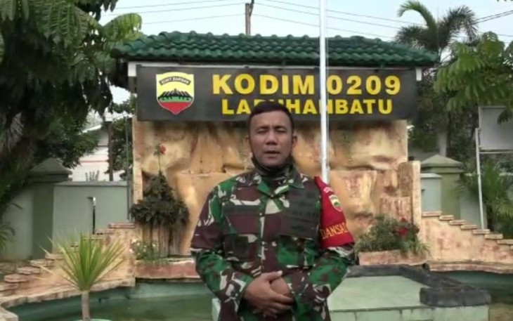 Dandim 0209/LB Letkol Inf Asrul Kurniawan Harahap, S.E., M.Tr (Han)