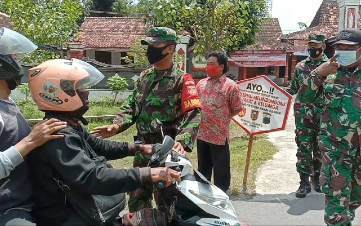 Patroli PPKM berbasis mikro di wilayah Kabupaten Boyolali