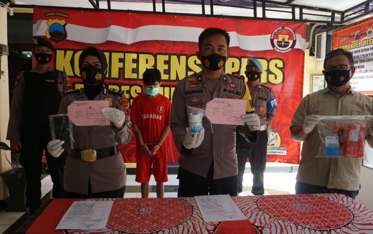 Polres Purbalingga kembali mengungkap kasus penyalahgunaan narkoba