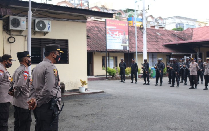 Kabag Ops Polres Tebing Tinggi Pimpin Apel Siaga Kamtibmas