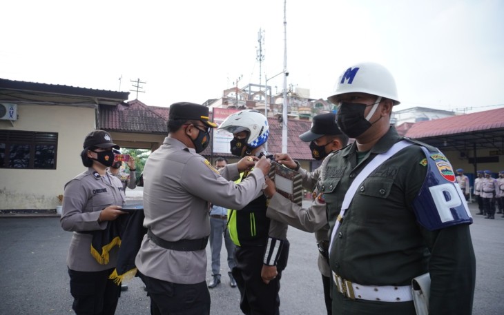 Operasi Keselamatan Toba 2021 Kapolres Tebing Tinggi Bacakan Amanat Kapolda Sumut