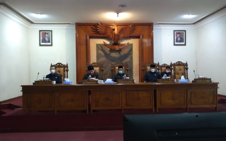 DPRD Tulungagung Gelar Paripurna Penyampaian LKPJ Bupati Tahun 2020