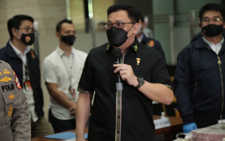 Direktur Tindak Pidana Khusus Bareskrim Polri Brigjen Pol Helmy Santika SH SIK MSi