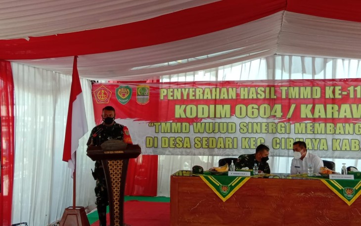 Acara Penutupan TMMD ke-110 TA 2021