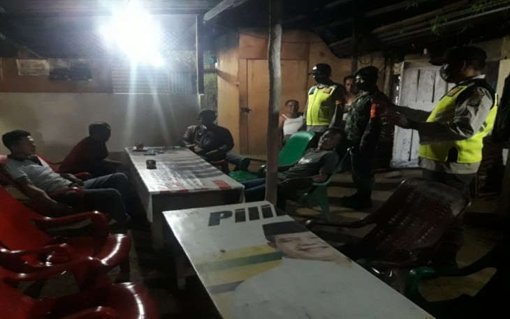 Patroli Tempat Keramaian Oleh Polsek Dolok Merawan di Desa Gunung Para