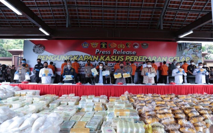 Mabes Polri Berhasil Ungkap Peredaran Sabu Seberat 2,5 Ton 
