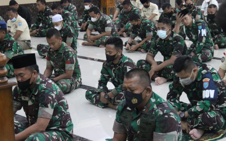 Dandim Hadiri Doa Bersama Dalam Rangka Menyambut Tahun Baru 2022