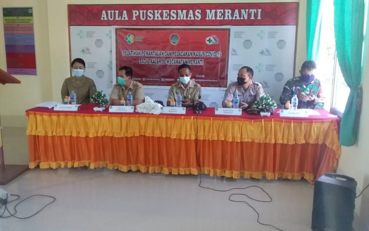 Babinsa Koramil Menyuke Melaksanakan  Pelatihan Tracer Covid 19 