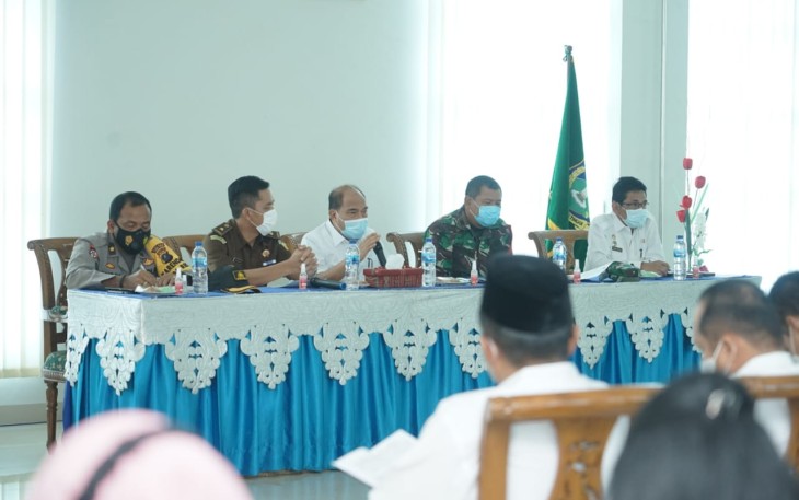 Walikota Tebing Tinggi Gelar Rapat Evaluasi Penanganan Bersama Satgas Covid-19