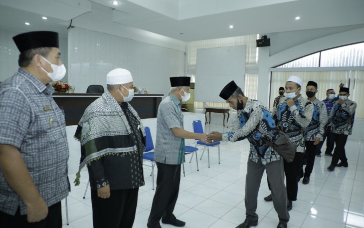 Surya Lepas Kafilah Kabupaten Asahan Untuk mengikuti STQH Ke XVII Provinsi Sumatera Utara