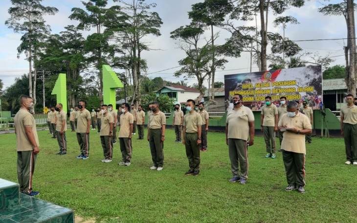 Dengan Olahraga Rutin Anggota Kodim 1206/Psb Jaga Kebugaran