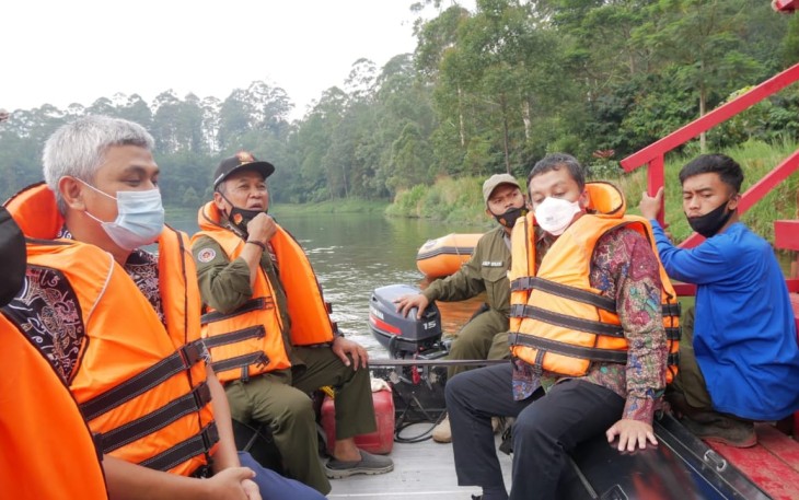 Sektor 1 Satgas Citarum Harum menerima kunjungan dari Tim Bappenas Pusat Jakarta dan BBWS.