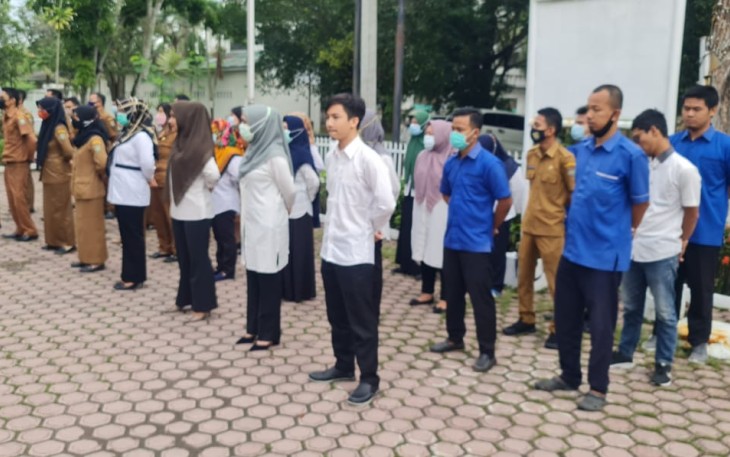 Diskominfo Asahan Gelar Apel Perdana Setelah Idul Fitri 1442 H